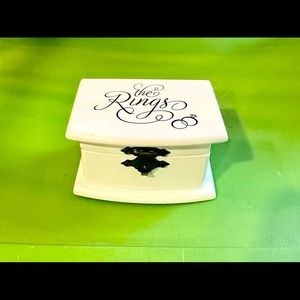 Ring box for wedding ceremony